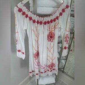 NWT Poupette St Barth White Tunic Size S